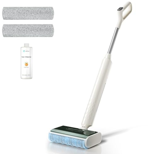 LEFANT LS100, Aspirador Sin Cable para Seco y Húmedo, 40 000Pa, 60min, Solo 2,65 kg, Limpia Esquinas y Bordes, Autolimpieza, Diseño de Inclinación de 180°, para Suelos Duros, Pelo de Mascotas