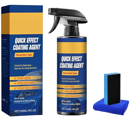 YUPZAR 1 Set Spray Auto, 3 In 1 Hochschutz-Auto-Beschichtungsspray, Für Glanz Und Schutz (120ml*1)
