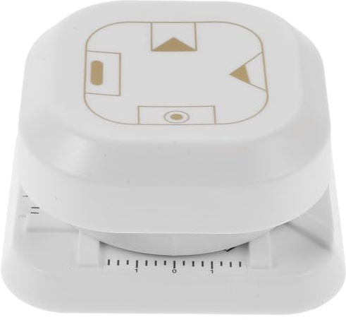 Toyvian Perforatrice D’Étiquettes Multifonction Compacte Mini-Perforatrice Manuelle pour Loisirs Créatifs Gaufrage et Découpe Papier Outil Portable Scrapbooking et Création Cartes