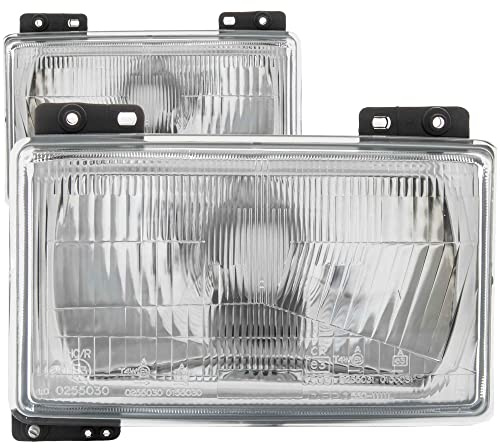 Halogen Scheinwerfersatz Scheinwerfer Satz Hauptscheinwerfer Set links rechts manuell H4 passend für Ducato Pritsche/Fahrgestell 290 290_