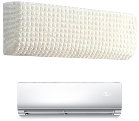 Sollee Housse pour unité de climatisation intérieure, housse pour climatiseur mural,Housse de protection rétractable lavable pour climatisation - anti-poussière tout compris au Design élégant