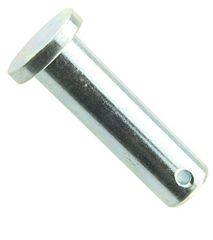 Bolzen mit Kopf DIN 1444 Stahl galv. verzinkt Form B 8 h11 x 35/31,5-100 Stück