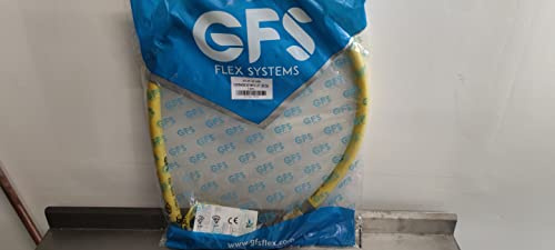 1/2 x 1.5m long Commercial Gas Hose Yellow Caterquip by Key Catering Solutions Ltd