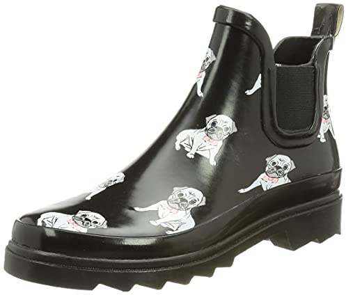 Beck Damen MÃƒ¶pse Gummistiefel, Schwarz, 39 EU