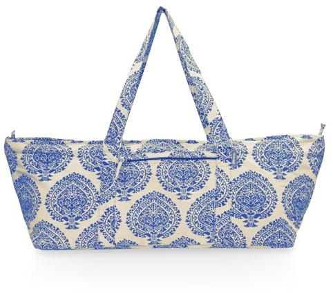 Yoga-Mad Große Yogamatten-Tasche,Yogatasche mit durchgehendem Reißverschluss,Unisex-Tragetasche,zur Aufbewahrung von Matte und Zubehör, Fitnessstudio, passend für die meisten Mattengrößen