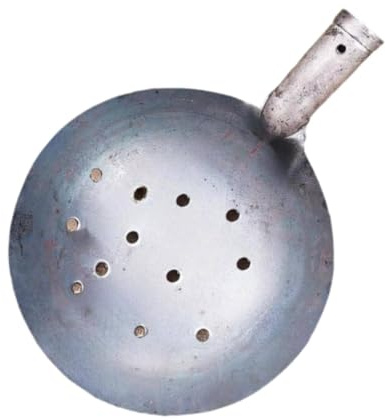 ＡＷＨＡＯ Cuillère à fumier pour Drainage des égouts, cuillère à Fuite, louche à Eau Robuste, cuillère à Boue, louche en métal, Fosse septique, Outil réservoir, 23 cm avec Trou