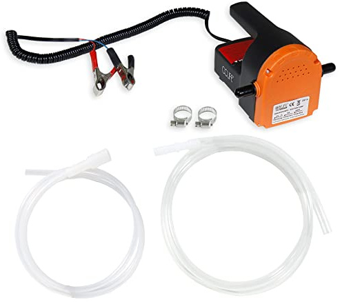 CCLIFE Ölabsaugpumpe 12V 60W Elektrisch für Motoröl & Diesel