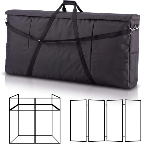 Teenyyou Padded Universal Gear Bag 48x24x5 in Adjustable Shoulder Strap | for Portable Stage, LED Screens, Monitors, TVs, Dj Facade Booth Table Accessories Equipment Bag, Portable Stage Art Portfolio