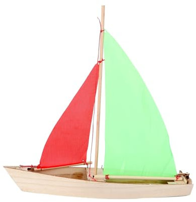 Toyvian 1 Satz Boot selber Bauen bastelset basteln für Kinderfreundliches handgefertigtes Montageboot- Spielzeugboot aus Holz Bambus