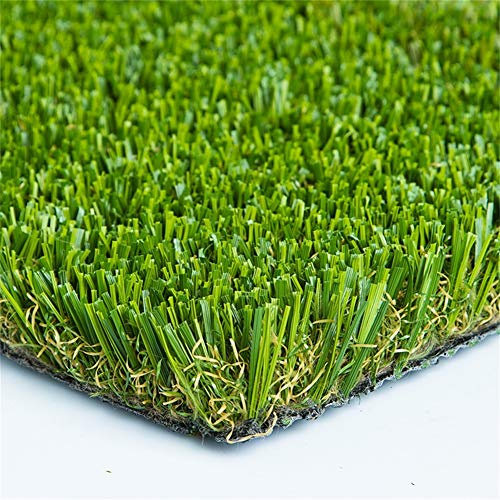 Rotolo di erba sintetica da 35 cm, 17 x 6 m (132 m²), tappeto erboso spesso realistico, per uso interno ed esterno, prato artificiale per giardino e decorazione di patio