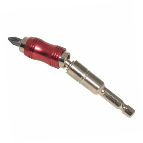 HOMSFOU Hex Shank Magnetic Drill Bit Extension Rod Flexible Pivoting Quick Adapter for Narrow Corners Portable Bit Holder for Electric Drills