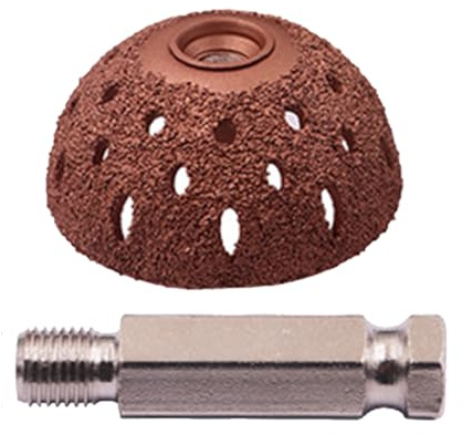 Ruota abrasiva per riparazione pneumatici, strumento tampone per pneumatici, disco di lucidatura per toppe di riparazione pneumatici in acciaio al tungsteno, tipo a , strumento di riparazione