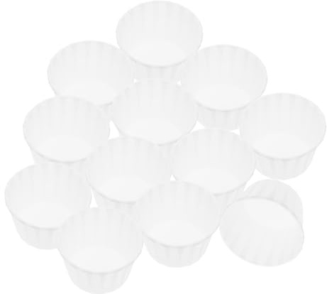 Cabilock Moldes para Muffins de Papel Color Claro Borde Enrollado, 50 Unidades, Molde para Hornear Cupcakes Antidesgarro, Ideales para Repostería Casera y Eventos en Casa