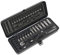 Sealey Ak7970 Socket Set 32Pc 1/4In Sq Drive 6Pt Walldrive Metric Black Series