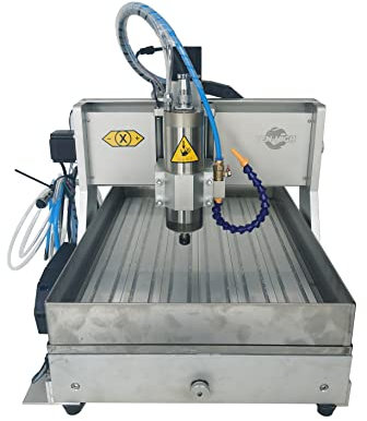 TEN-HIGH 3020 800W CNC Router grabado de perforación y fresadora, puerto del usb con el 4th eje y dispositivo del fregadero