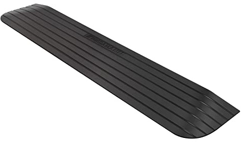 Ruedamann 1” Rise Threshold Ramps for Doorways, 2200 lbs Load Capacity Natural Rubber Wheelchair Ramp, Non-Skid Ramps for Wheelchairs for Home, Curbs, Power Wheelchairs, Power Scooters