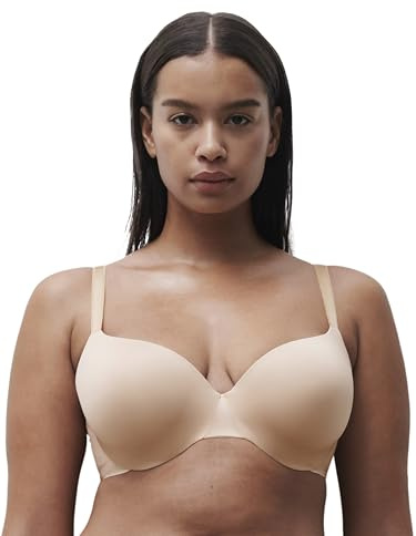 Chantelle ESSENTIALL, Soutien-Gorge Enveloppant à Coques, Lingerie Invisible Femme
