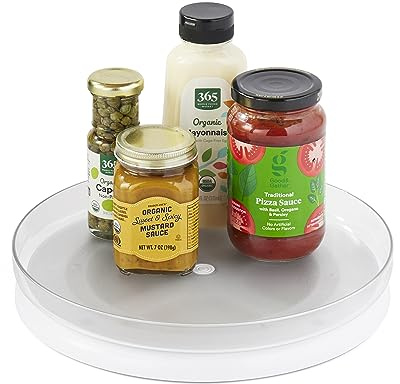 YouCopia FridgeView Fridge Turntable, Lazy Susan Organizer for Refrigerator Storage, 11” , White