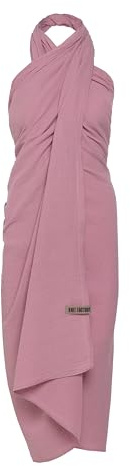 KNIT FACTORY - Liv Pareo/XL Schal - Strandtuch, XXL Schal und Pareo in einem - Multifunktionales Musselintuch - Sommer handtuchkleid - Damen Pareo aus 100% Bio-Baumwolle