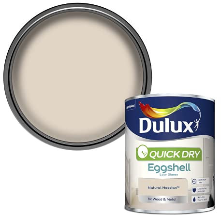 Dulux Quick Dry Eggshell Paint - Natural Hessian - 750 ml (Pack of 1)