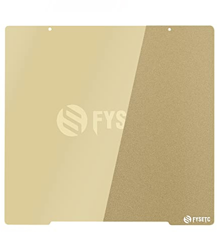 BCZAMD Prus i3 MK2S MK3 MK3S+ 3D-Drucker plattform FYSETC JanusBPS PEI-Blech Verbesserte Federstahl platte Doppelseitig pulverbeschichtet + glattes PEI-Druckbett für Volxib Aquil pro CR6 SE Heizbett