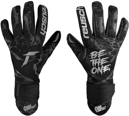 Reusch Torwarthandschuhe Herren Erwachsene | langlebiger Grip & Haltbarkeit | atmungsaktiv, für Training & Spiel, geeignet für Kunstrasen, Naturrasen & Hartplatz, Größe 7,5-12, Pure Contact Infinity