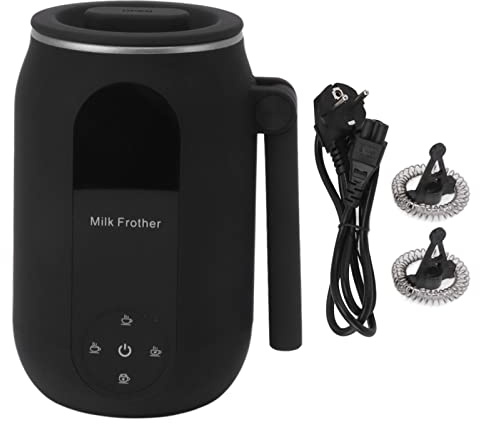 Mousseur à Lait Électrique Automatique, 400W, Chaud et Froid, 250ml, Double Paroi en Acier Inoxydable, Prise UE 220V