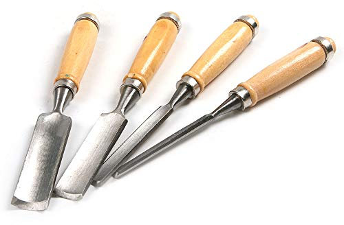 Carpenter Gravur Meißel-Set, halbrunder Holzbearbeitungs-Meißel, Holzschnitzwerkzeuge, Holzbearbeitungs-Hohleisen-Kit, Chrom-Vanadium-Stahl, Holzschnitz-Meißel, Heimwerker-Meißel für Anfänger, Hobby