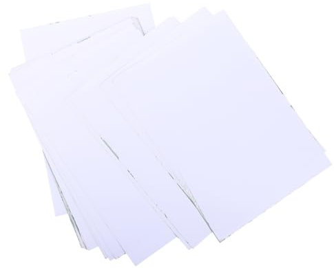 NUOBESTY 48 Blätter Sonne Kunstdruckpapier leeres Cyanotypie-Papier Cyanotypie-Materialien Druckerpapier kinder DIY zubehör Solar-Druckset Aktivierung Lieferungen Segeltuch Suite a5 Weiß