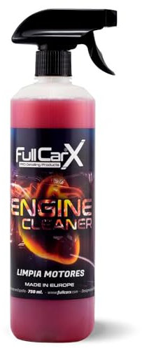 FULLCARX Engine Cleaner 750ml Nettoyant Moteurs Voiture, Dégraissant Moteur Efficace et Sûr, Dissout la Saleté Incrustée, Restaure et Protège, Rénovateur Produit Nettoyage Detailing Professionnel