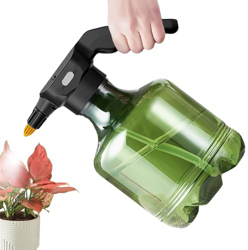 Botella pulverizadora eléctrica, pulverizador automático,Tanque de agua de gran capacidad, botella de spray automática de 3000 ml - atomización ajustable, dispositivo de riego portátil para d