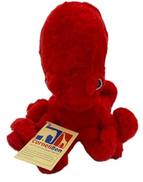 Cornelißen Kuscheltier Oktopus Krake Tintenfisch Höhe 20 cm rot 1017060