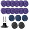 20 Stück CSD Disc Schleifscheibe, 50mm Radnabenschleiferset für Oberflächenbearbeitung, Metall, Edelstahl, für Winkelschleifer, Entfernen von Farbe, Rost, Schweißnähten Oxidation