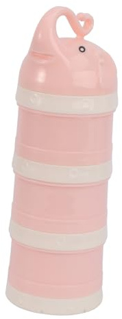 Toyvian Milchpulverspender mit Separaten Fächern Tragbare Milchpulverbox aus Pp-material Nahrungsergänzungsmittel und Snacks