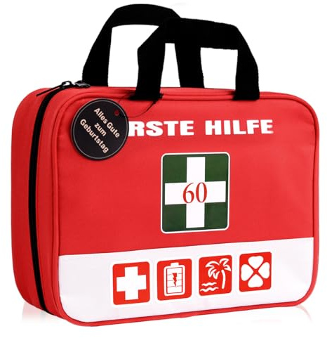Sunwuun 60 Geburtstag Geschenk Frauen und Männer,Kreatives Geburtstagsgeschenk Hilfe Tasche,Witzige Geldgeschenke Geburtstag für Kollegen,Freunde,Familie,Wasserabweisender Stoff,Deko Geschenk