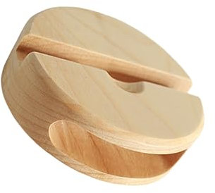 SEWACC 1 Pieza Base de Soporte de teléfono con Altavoz portamovil megafono megáfono Perfil Soporte para teléfono móvil Soporte para teléfono de Madera Soporte Amplificador de Sonido