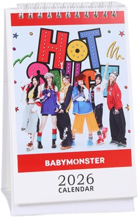 Stray-Kids kalender för 2026 KARMA skrivbordskalender Baby-monster kalender A-TEEZ SK-Z Stay (BM 1)