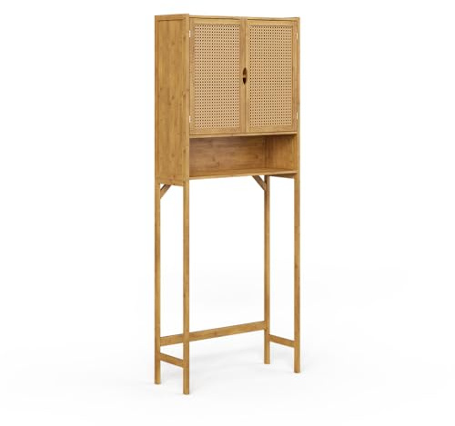 Vicco Waschmaschinenschrank Liora, Bambus, 66 x 168 cm