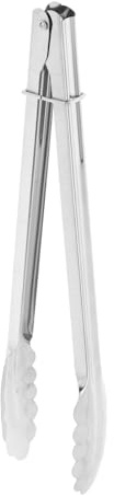 DIYEAH Pince à Griller en Acier Inoxydable Épais 30 CM Pinces Cuisine Résistantes à la Chaleur pour Barbecue Polyvalentes pour Gril Cuisson Extérieure et Camping