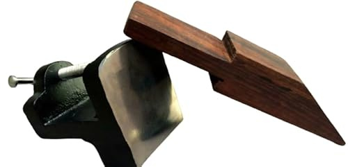 Combination Jewellery Making Bench Pin with Anvil Peg Clamp, Premium Multi Purpose Tool, Wood and Steel