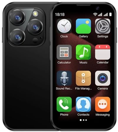Mini Smartphone Almalux® XS18 Pro / XS24 Pro | Teléfono Móvil Compacto 3 | Android 8.1, Dual SIM y USB Tipo-C