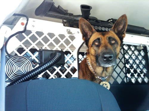 CoolK9 Dog Kennel Air Cooling System – Universal Vehicle AC Vent Adapter for K9 Crates, Patrol Dogs, Travel Kennels & SUV Transport