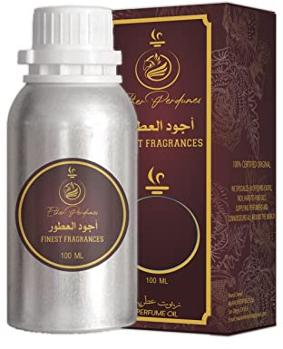Ether Perfumes SIGNATURE OUD BLEND Concentrated Perfume Oil 100ml I Premium Grade Extract I Perfume Making I Body Oil I Aromatherapy