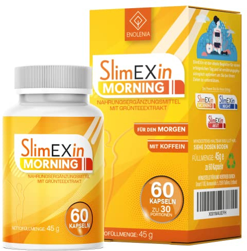 SlimEXin® MORNING BURN Stoffwechsel | schnell & endlich - Kapseln mit hochwertigen natürliche Inhaltsstoffen für Frauen + Männer