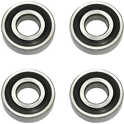 4 Stück SKF Rillenkugellager 6001 12 x 28 x 8 mm 2RS1 Kunststoffdichtung Kugellager