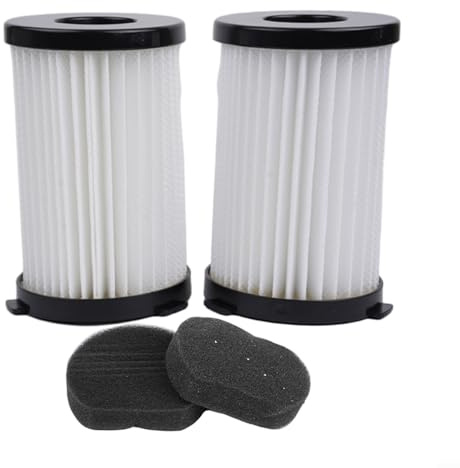 Gettimore Pack of 2 Filters 356277 Replacement Filter for Goodmans 2-in-1 Compact Cylinder Vacuum Cleaner Model No. 356277