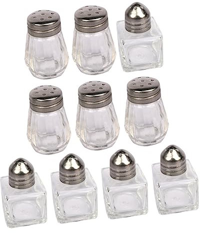 FUNOMOCYA Kochen Gewürz Gläser 10pcs Würze Container Gewürz Lagerung Box Kompakte Tragbare