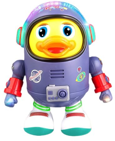 Dancing Duck - Interactive Baby Toys | jouet cactus dansant | Joueurs de canard spatial mignon Dancings de marche | Robot Wiggling avec des lumières et des sons pour les 3+ filles Boys Birthda