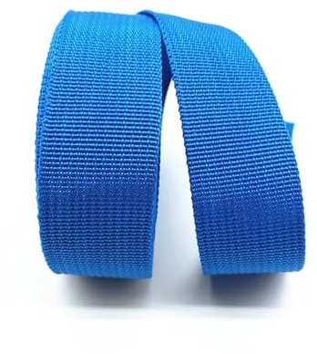 WEOKDFHA sadelgjord 5 meter 30 mm kanvas band bältesväska sadelgjord nylon husdjur ryggsäck band sytillbehör (sjöblå)