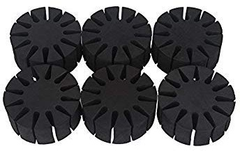 GLOGLOW 6 Pcs Durable EVA Foam Round Arrow Racks, Durable Arrows Separator Quiver Outdoor Hunting Target Shooting Archery Accessories